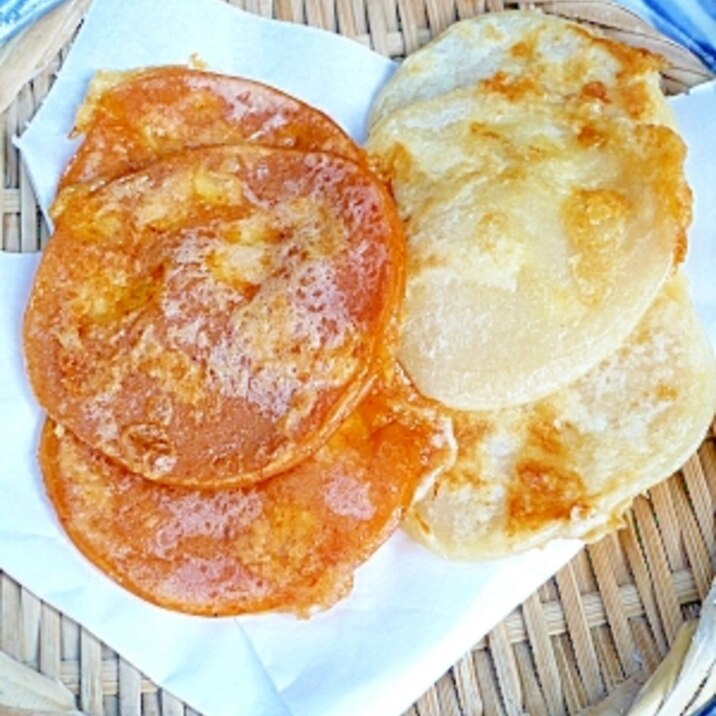 小麦粉とチーズで作る紅白ジョン